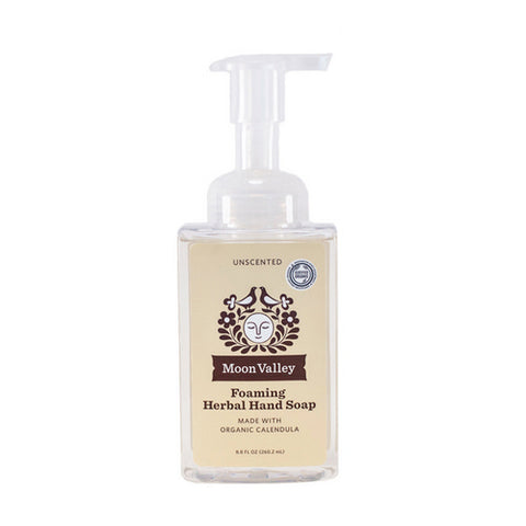 Moon Valley Organics, Foaming Herbal Hand Soap Unscented, 8.8 Oz