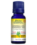 Organic Essential Oil Citronella Java 15 Ml by Divine Essence