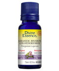 Organic Essential Oil Geranium Bourbon 15 Ml by Divine Essence