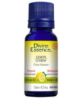 Organic Lemon Essentional Oil 15 Ml by Divine Essence