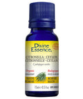 Organic Essential Oil Citronella Ceylon 15 Ml by Divine Essence