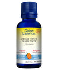 Organic Essential Oil Orange Sweet 30 Ml by Divine Essence