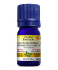 Organic Essential Oil Lemon Balm (Melissa) 5% 5 Ml by Divine Essence