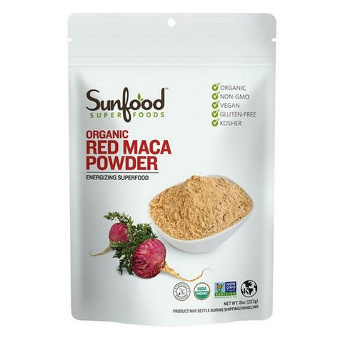 Sunfood Superfoods, Maca Powder Red, 8 Oz