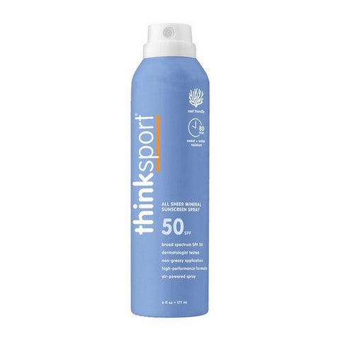 Thinkbaby, All Sheer Mineral Sunscreen Spray SPF 50, 6 Oz