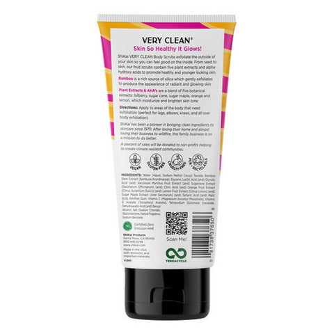 Shikai, Bamboo Scrub Detox Vanilla Latte, 6 Oz