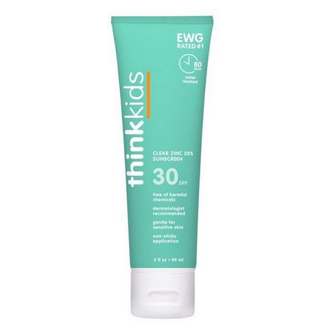 ThinkSport, Sunscreen Kid Spf30 Clear, 3 Oz