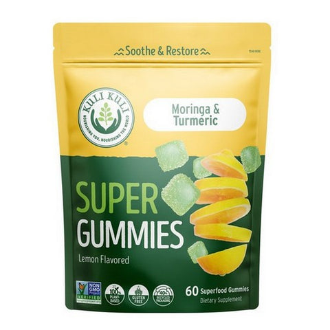 Kuli Kuli, Moringa & Turmeric Super Gummies, 60 Count