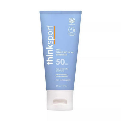 ThinkSport, Clear Zinc Mineral Sunscreen Lotion SPF 50, 2 Oz