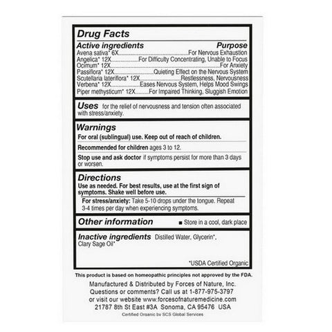 Forces of Nature, Calm Mood For Kids, 10 Ml