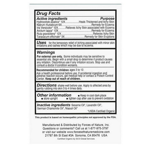 Forces of Nature, Eczema For Kids, 5 Ml