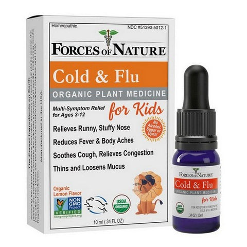 Forces of Nature, Cold & Flu For Kids, 10 Ml