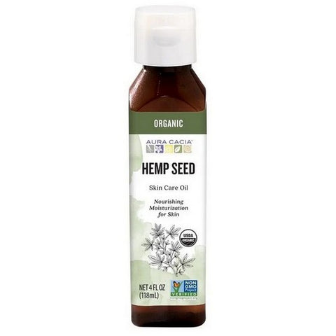 Organic Hemp Seed Oil 118 Ml by Aura Cacia