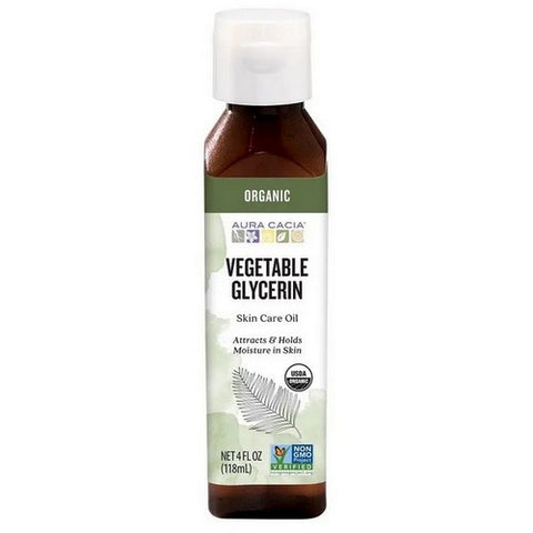 Organic Skin Care Vegetable Glycerin 118 Ml by Aura Cacia