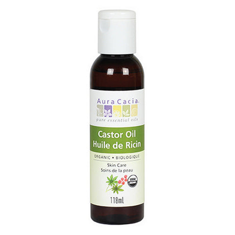 Organic Castor Oil 118 Ml by Aura Cacia