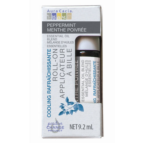 Peppermint Essential Oil Roll On 9.2 Ml by Aura Cacia
