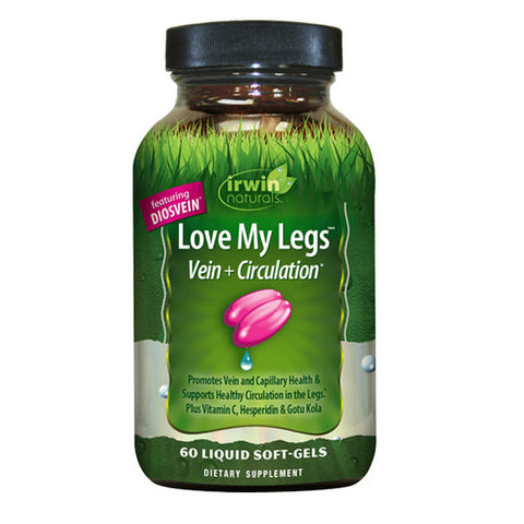 Irwin Naturals, Love My Legs Vein + Circulation, 60 Softgels