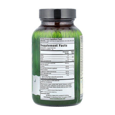 Irwin Naturals, Power-Male Horny Goat Weed with NO Booster, 60 Softgels