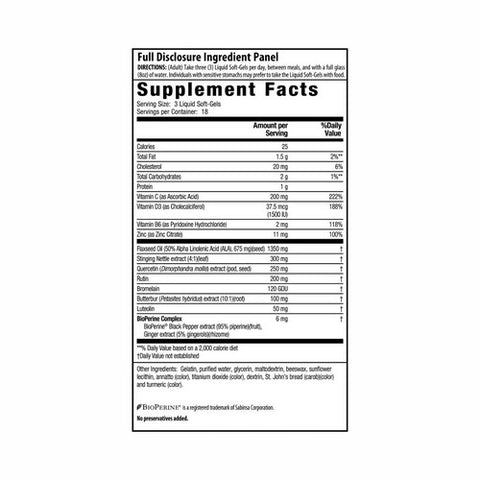 Irwin Naturals, Aller-Pure Histamine Clear, 54 Softgels