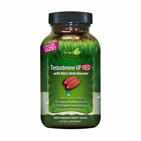 Irwin Naturals, Testosterone Up RED, 100 Softgels