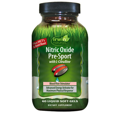 Irwin Naturals, Nitric Oxide Pre-Sport, 60 Softgels