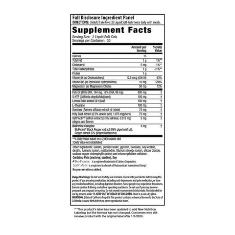 Irwin Naturals, Double Potency 5-HTP Extra, 60 Softgels