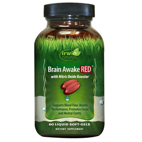 Irwin Naturals, Brain Awake RED, 60 Softgels