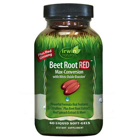 Irwin Naturals, Beet Root RED, 60 Softgels