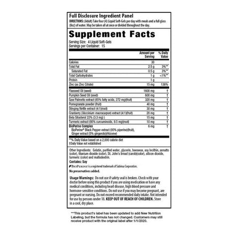 Irwin Naturals, Healthy Flow Saw Palmetto, 60 Softgels