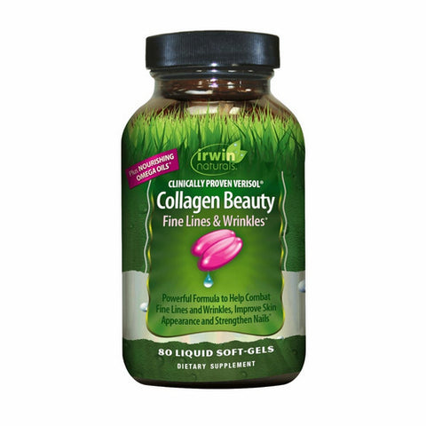Irwin Naturals, Collagen Beauty, 80 Softgels