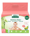 Bamboo Baby Sensitive Wipes 3 Count by Aleva Naturals