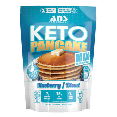 Keto Pancake Mix Blueberry 283 Grams by ANS Performance
