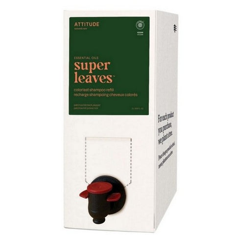 Attitude, Super Leaves Shampoo Colorlast Patchouli Refill, 2 Litre