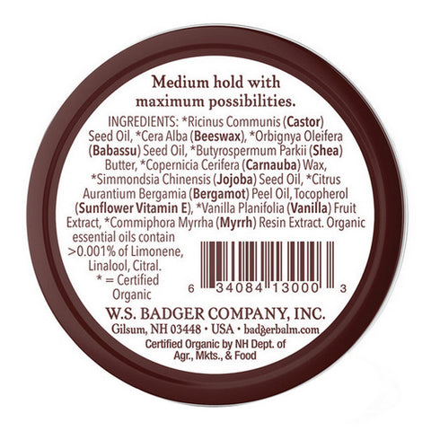 Badger Balm, Mustache Wax, 21 Grams