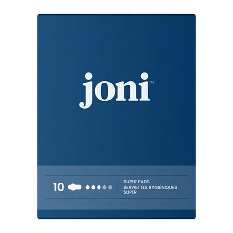 Joni Organic Super Pads 10 Ct. 10 Count by Joni