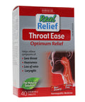 Real Relief Throat Ease 40 Tabs by Homeocan