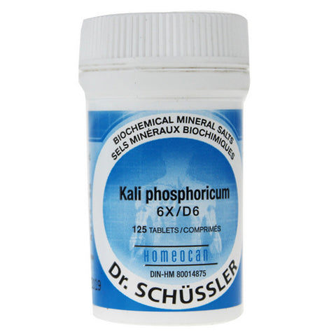 Kalium Phosphoricum 6X 125 Tabs by Homeocan