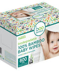Baby Boo Wipes 800 Count by Boo Bamboo