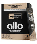 Protein Coffee Creamer Mocha 10 Count by Allo Nutrition
