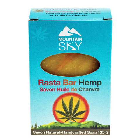 Rasta Bar Hemp Bar Soap 135 Grams by Mountain Sky Soaps