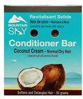 Coconut Cream Conditioner Bar 50 Grams by Mountain Sky Soaps