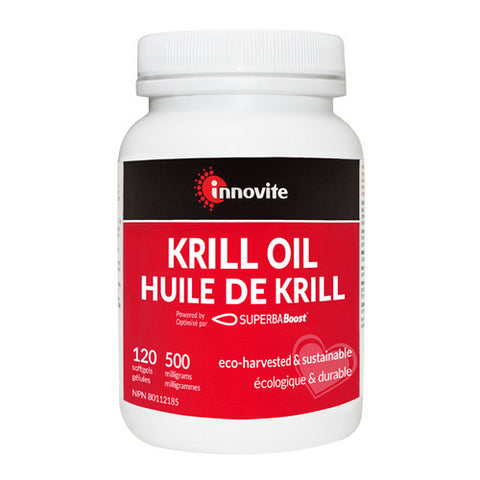 Krill Oil Omega-3 120 Softgels by Innovite