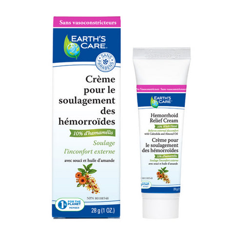 Hemorrhoid Relief Cream 28 Grams by Earths Care