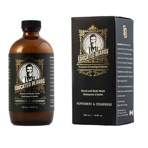 Beard & Body Wash Peppermint Cedar 250 Ml by Educated Beards