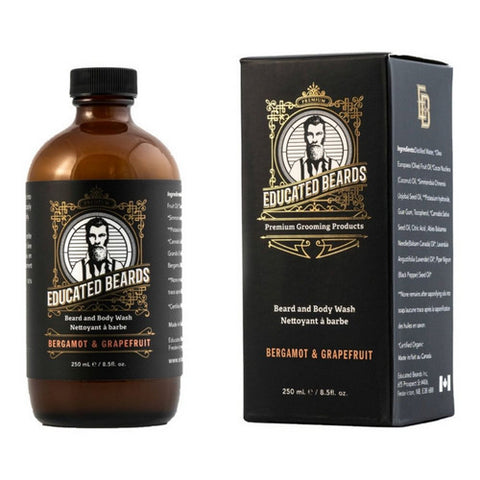 Beard & Body Wash Brgmt Grpefrt 250 Ml by Educated Beards