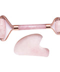 Facial Roller & Gua Sha Kit Rose 1 Count by Happy Natural Products