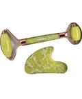 Facial Roller & Gua Sha Kit Jade 1 Count by Happy Natural Products
