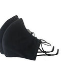 3 Layer Mask with Filter Black 2 Count by Happy Natural Products
