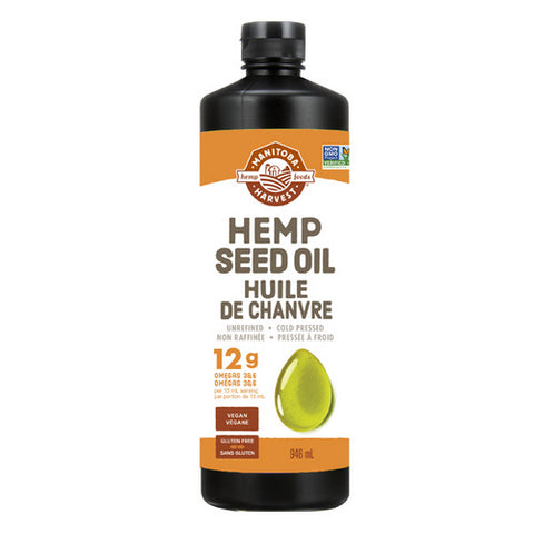 Hemp Seed Oil 946 Ml by Manitoba Harvest