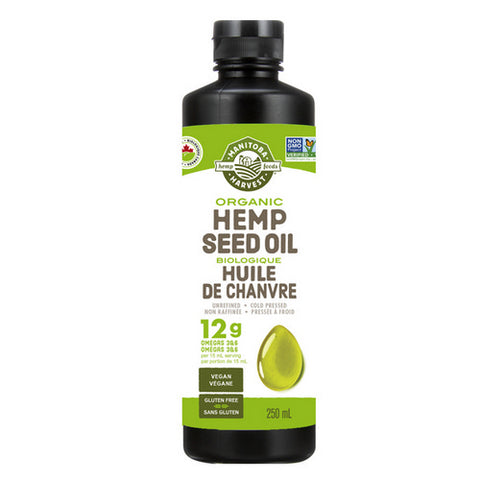 Organic Hemp Seed Oil 250 Ml by Manitoba Harvest